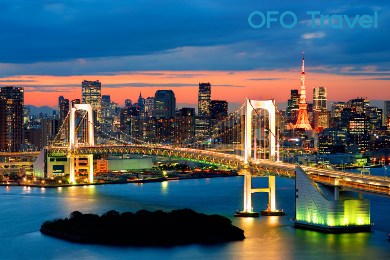 OFO Travel - Tour NAGOYA – OSAKA - KYOTO - TOYOHASHI FUJI –KAWAGUCHI– TOKYO - Day 6 - Rainbow Bridge